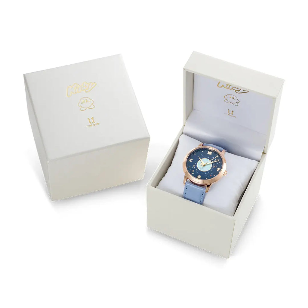 Kirby Milky Way Wishes / Wristwatch 36mm Ver. Pink x Light Blue Strap - The Japanese Factory