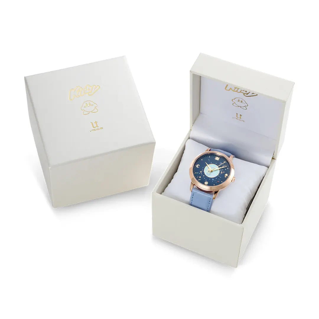 Kirby Milky Way Wishes / Wristwatch 36mm Ver. Pink x Light Blue Strap - The Japanese Factory