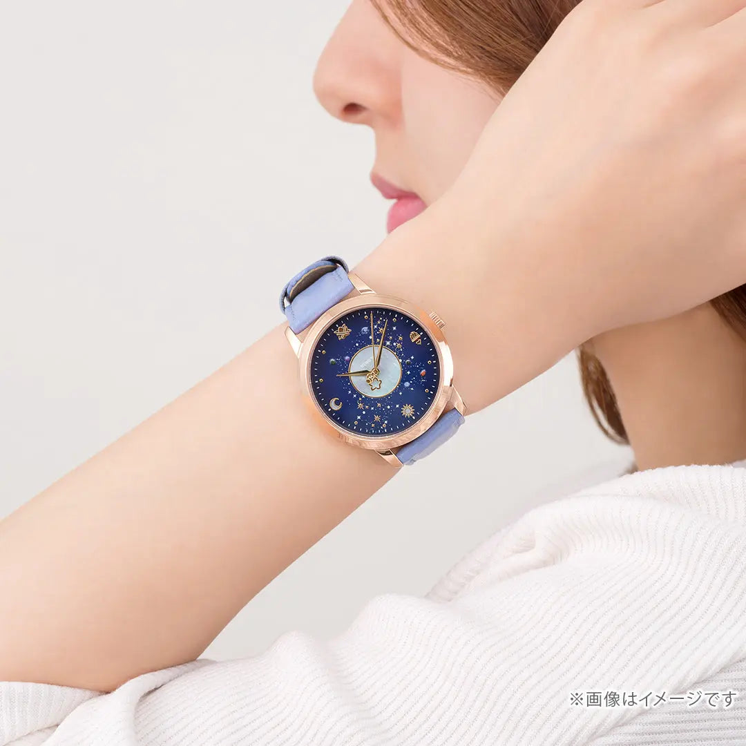 Kirby Milky Way Wishes / Wristwatch 36mm Ver. Pink x Light Blue Strap - The Japanese Factory