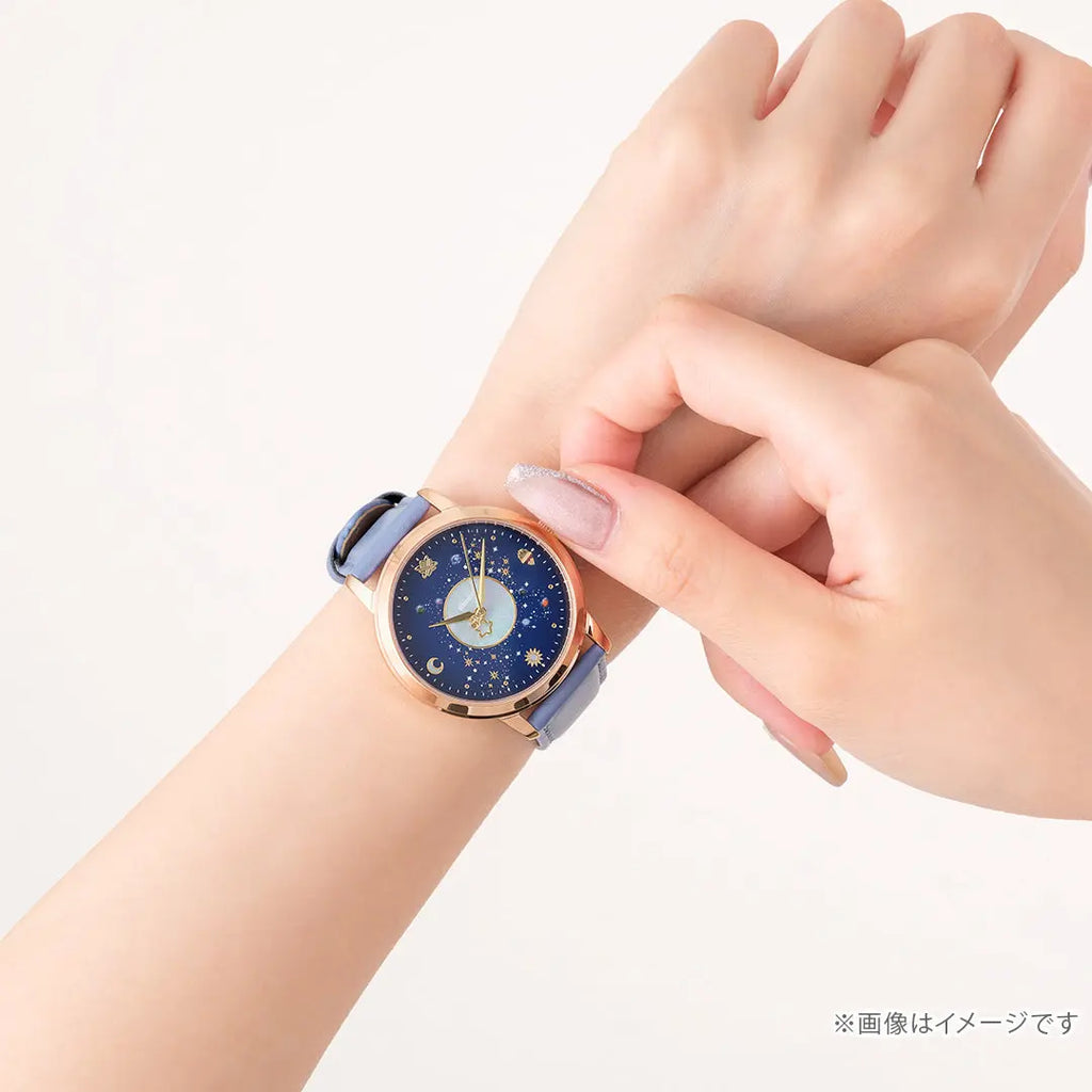 Kirby Milky Way Wishes / Wristwatch 36mm Ver. Pink x Light Blue Strap - The Japanese Factory