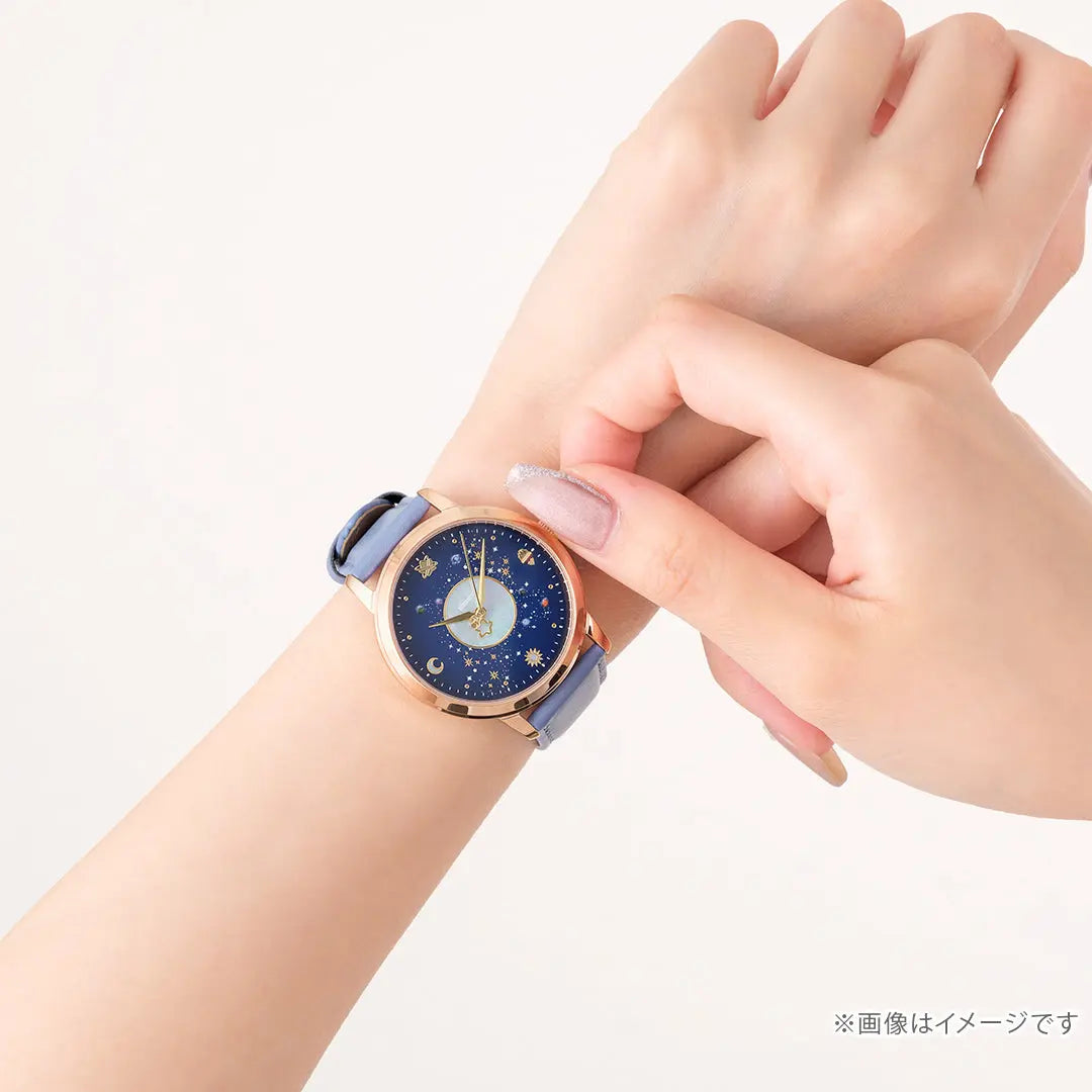 Kirby Milky Way Wishes / Wristwatch 36mm Ver. Pink x Light Blue Strap - The Japanese Factory