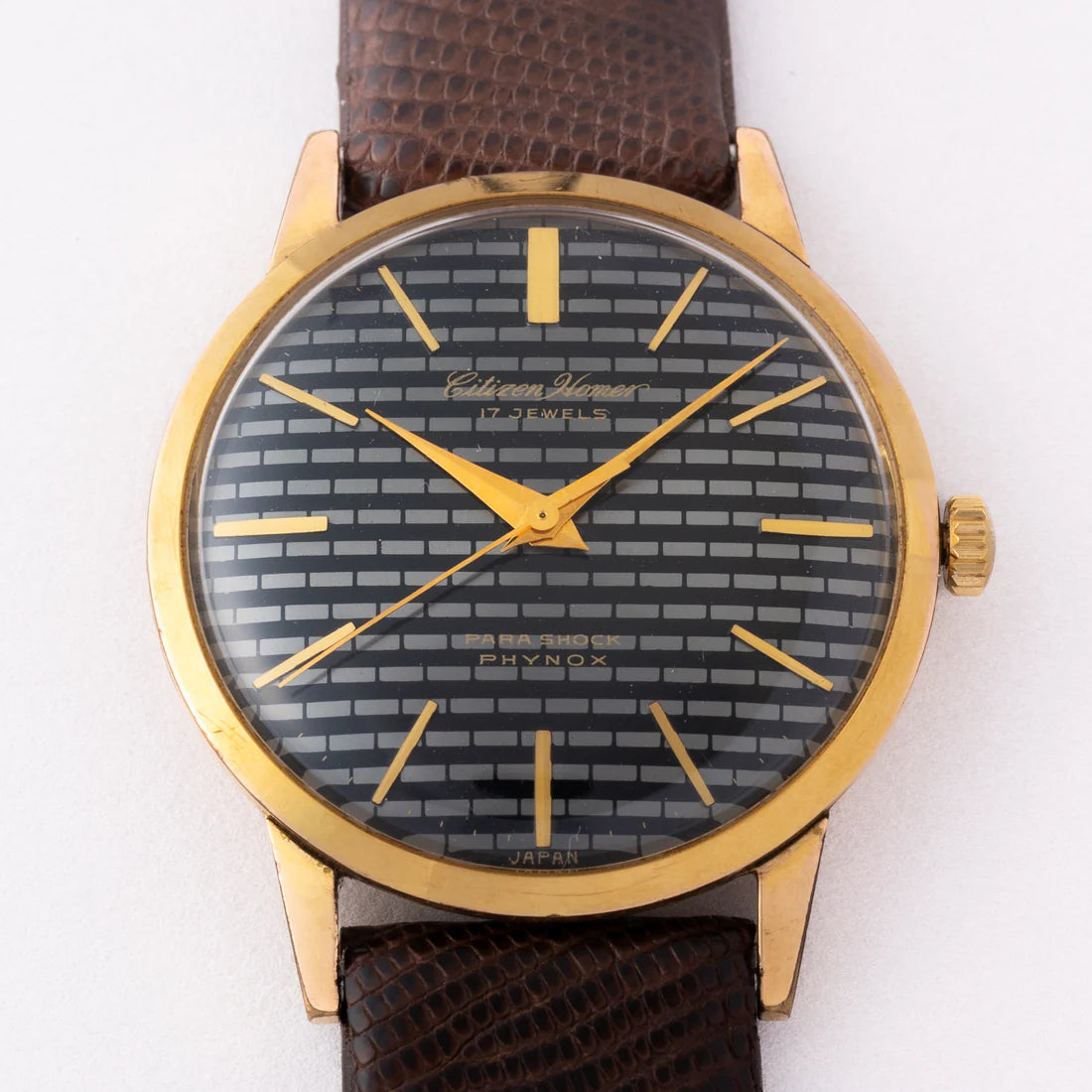 1961 Citizen Homer Vintage Japanese Men's Wristwatch - The Japanese Factory