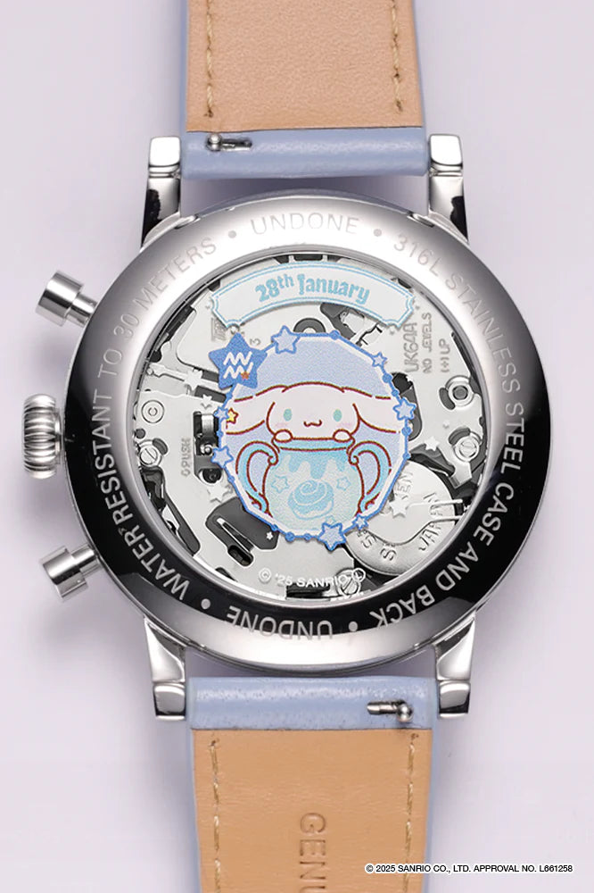 UNDONE × CINNAMOROLL WATCH DREAMY BLUE JAPAN-ONLY MODEL [Pre-order for early April]