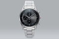 MAZDA x Seiko Chronograph Wristwatch BF9504 Grey Dial Curve Hardlex