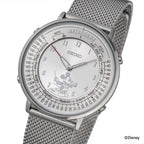 Metronome Watch Mickey Mouse Conductor Edition Silver Metal [SMW003D] - The Japanese Factory