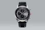 MAZDA x Seiko Chronograph Wristwatch BF9504 Grey Dial Curve Hardlex