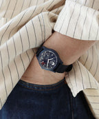 Beams Japan Original Kanji Numeral Watch for Men and Women (Indigo)