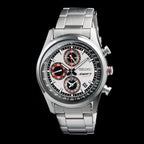 Suzuki Swift Sport x Seiko Chronograph Watch Premium Silver Limited Edition Japanese Wristwatch