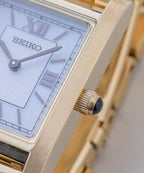 nano universe x Seiko Collaboration Solar Wristwatch Gold Metal HFJ002P