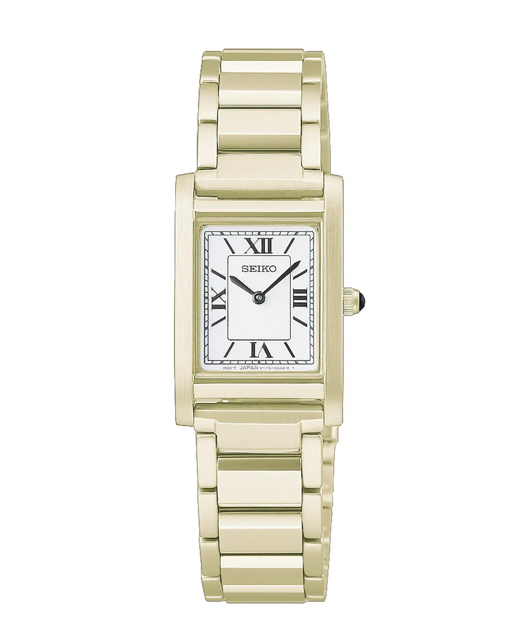 nano universe x Seiko Collaboration Solar Wristwatch Gold Metal HFJ002P