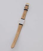 nano universe x Seiko Collaboration Solar Wristwatch Black Leather HFJ004P