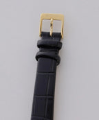 nano universe x Seiko Collaboration Solar Wristwatch Black Leather HFJ004P