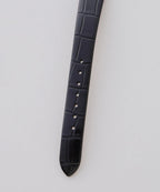 nano universe x Seiko Collaboration Solar Wristwatch Black Leather HFJ004P
