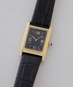 nano universe x Seiko Collaboration Solar Wristwatch Black Leather HFJ004P