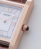 nano universe x Seiko Collaboration Solar Wristwatch Brown Leather HFJ003P