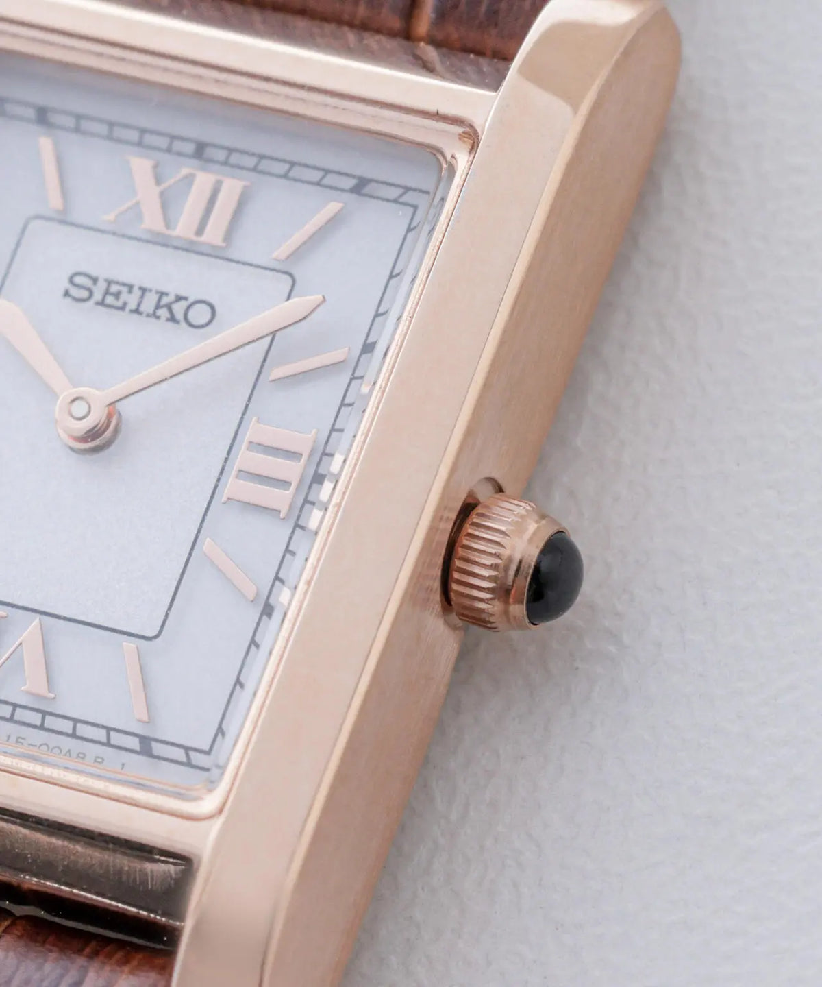 nano universe x Seiko Collaboration Solar Wristwatch Brown Leather HFJ003P
