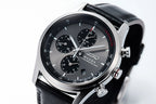 MAZDA x Seiko Chronograph Wristwatch BF9504 Grey Dial Curve Hardlex