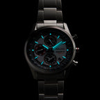 Suzuki Swift Sport x Seiko Chronograph Watch Premium Silver Limited Edition Japanese Wristwatch