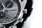 MAZDA x Seiko Chronograph Wristwatch BF9504 Grey Dial Curve Hardlex