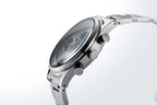 MAZDA x Seiko Chronograph Wristwatch BF9504 Grey Dial Curve Hardlex