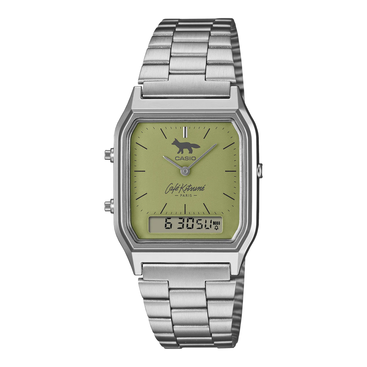 Casio x Café Kitsuné AQ-230ECK-3AJR Matcha Green Collaboration