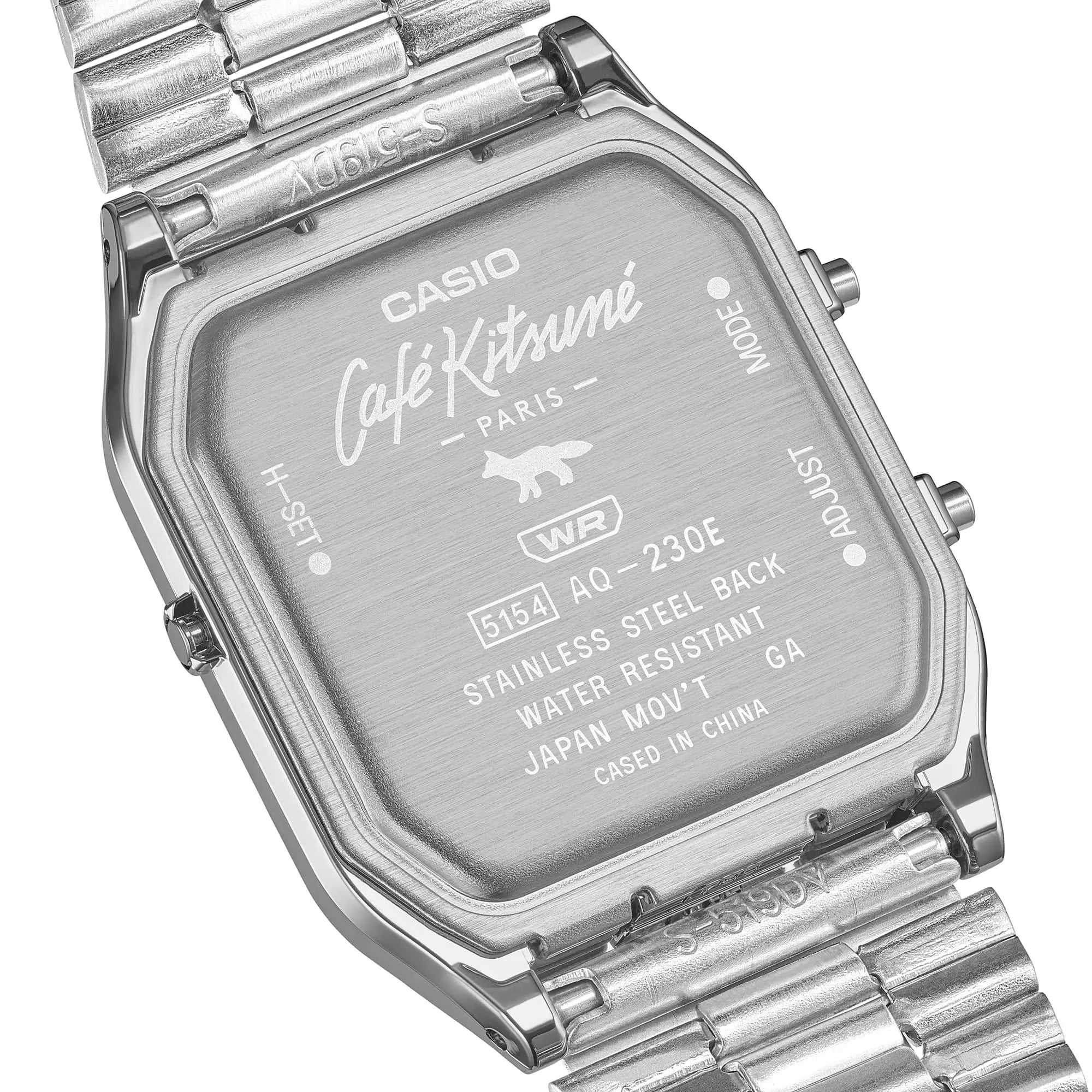 Casio x Café Kitsuné AQ-230ECK-3AJR Matcha Green Collaboration Japanese Wristwatch Casio