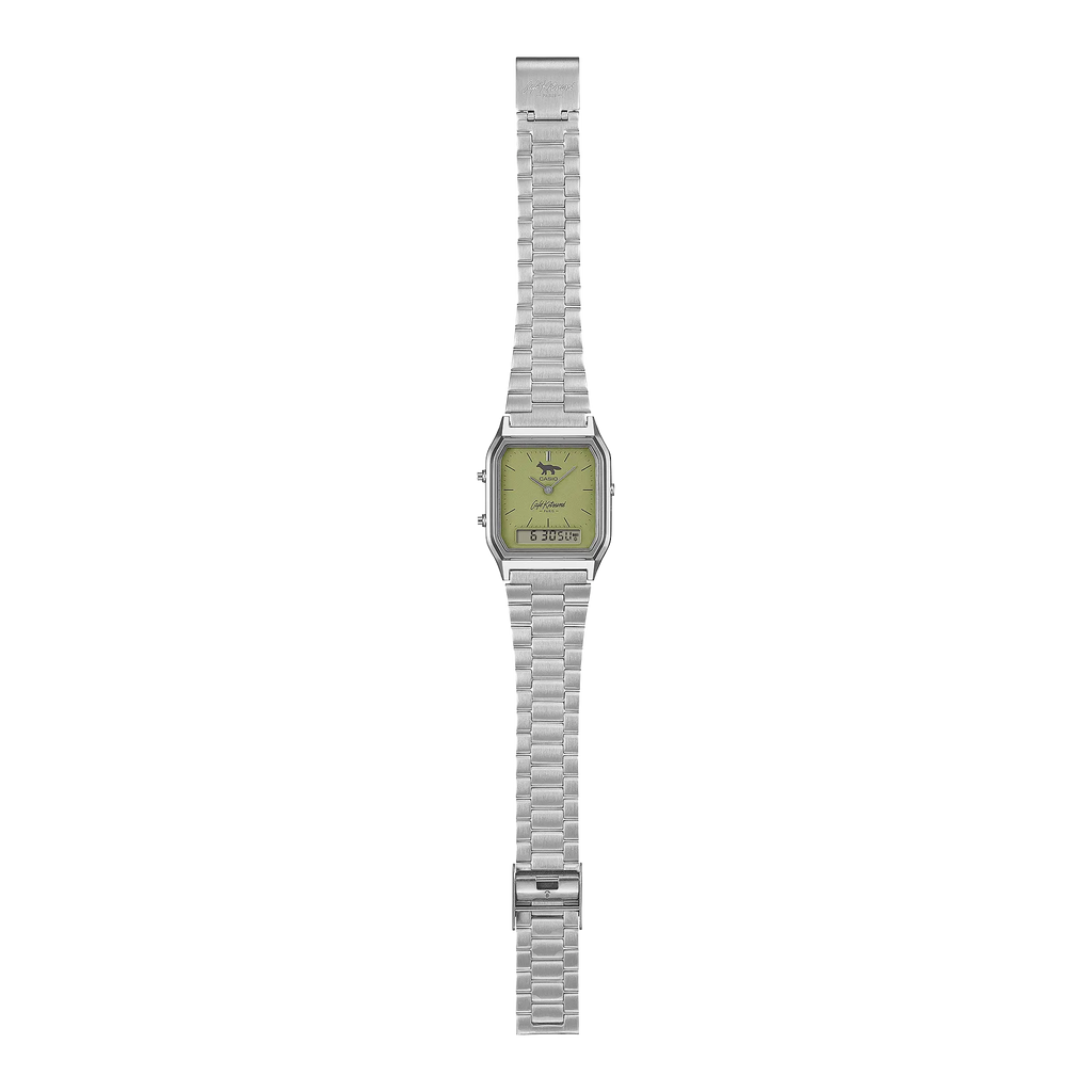Casio x Café Kitsuné AQ-230ECK-3AJR Matcha Green Collaboration Japanese Wristwatch Casio
