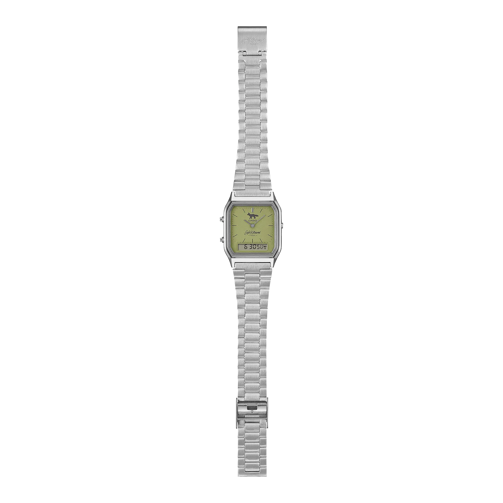 Casio x Café Kitsuné AQ-230ECK-3AJR Matcha Green Collaboration Japanese Wristwatch Casio
