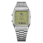Casio x Café Kitsuné AQ-230ECK-3AJR Matcha Green Collaboration Japanese Wristwatch Casio