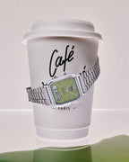 Casio x Café Kitsuné AQ-230ECK-3AJR Matcha Green Collaboration Japanese Wristwatch Casio