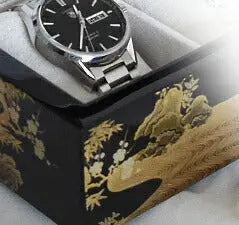 Aizu Lacquerware Luxury Watch Box for 5 Watches Made in Japan - The Japanese Factory