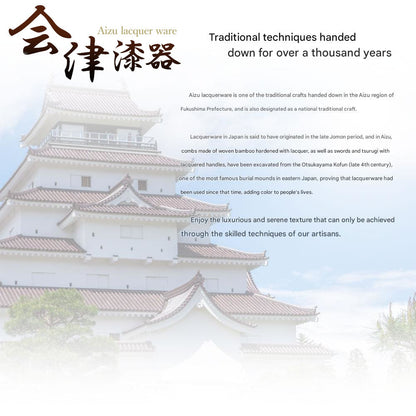 Aizu Lacquerware Luxury Watch Box for 5 Watches Made in Japan - The Japanese Factory
