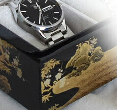 Aizu Lacquerware Luxury Watch Box for 10 Watches Made in Japan - The Japanese Factory
