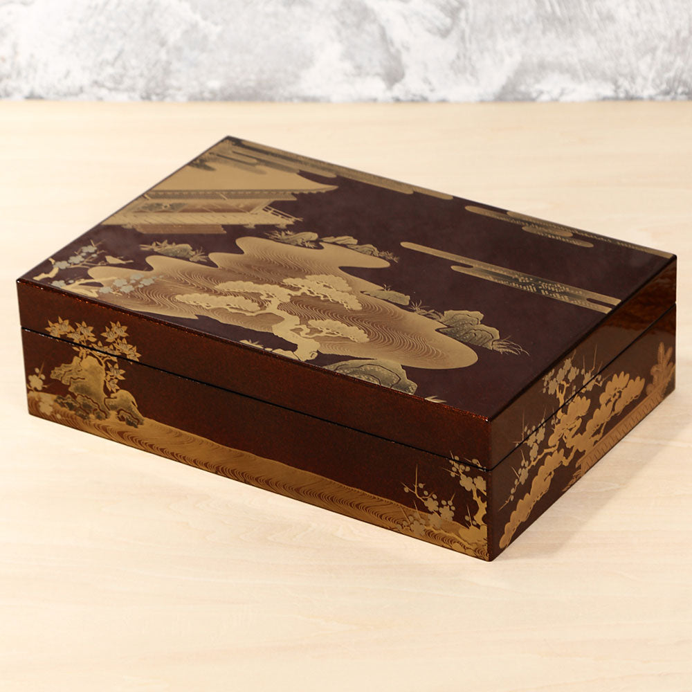 Aizu Lacquerware Luxury Watch Box for 10 Watches Made in Japan - The Japanese Factory