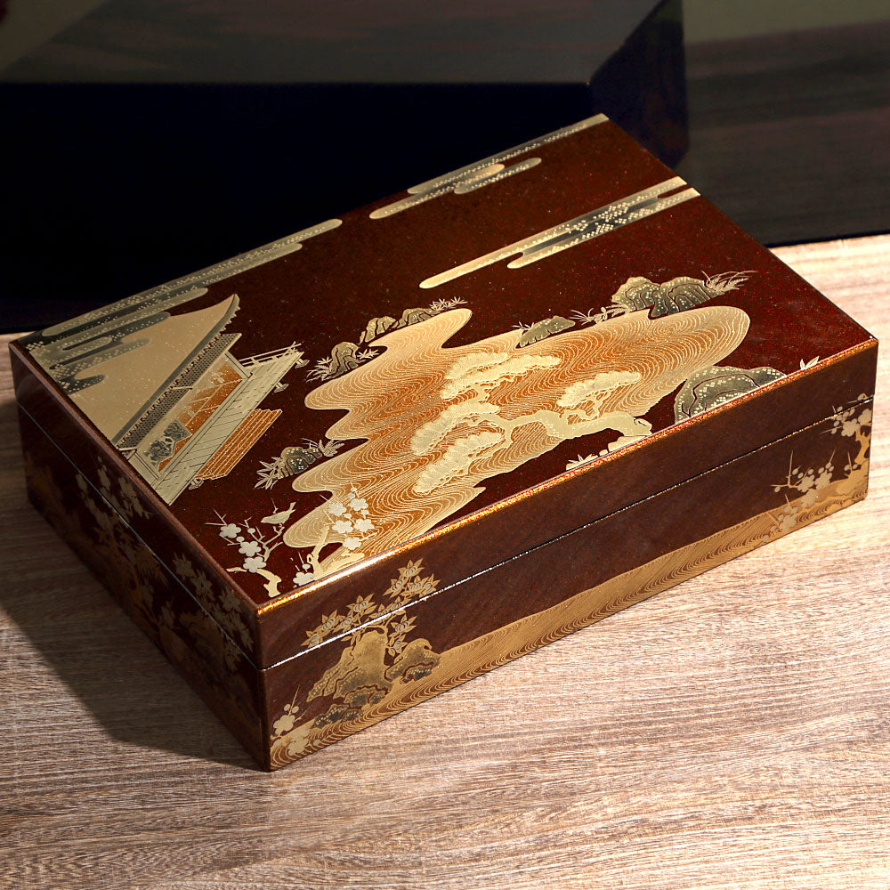 Aizu Lacquerware Luxury Watch Box for 10 Watches Made in Japan - The Japanese Factory