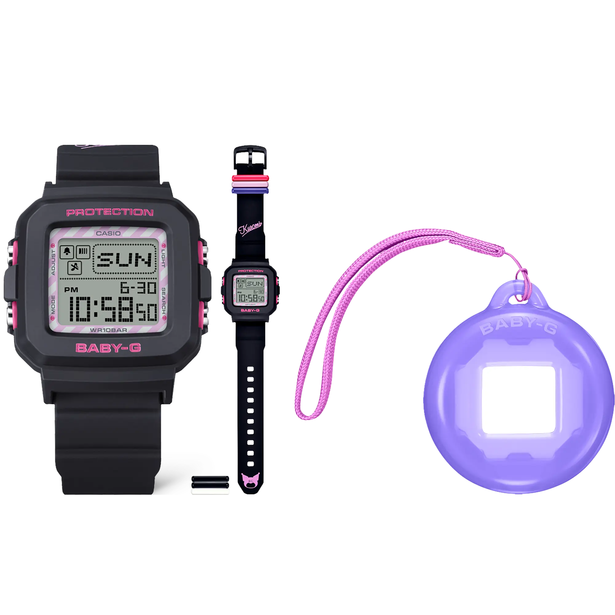 Casio Baby-G+ Plus X Kuromi BGD-10KKM-1JR Collaboration Watch Casio Baby-G+ Plus X Kuromi BGD-10KKM-1JR Collaboration Watch