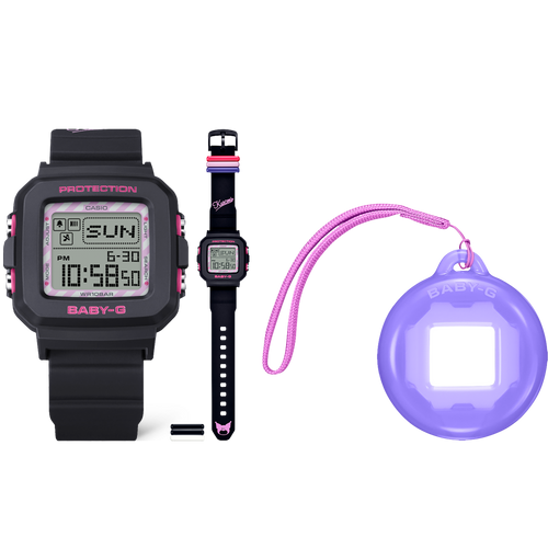 Casio Baby-G+ Plus X Kuromi BGD-10KKM-1JR Collaboration Watch - The Japanese Factory