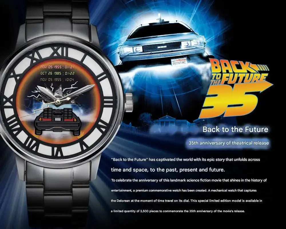 Back to the Future 35th Anniversary Official Mechanical Watch Back to the Future 35th Anniversary Official Mechanical Watch