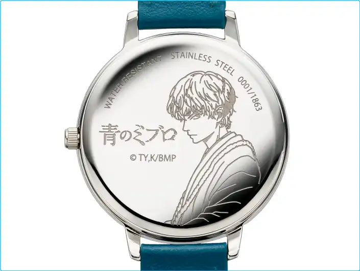 Blue Miburo The Blue Wolves of Mibu Original Anime Wristwatch Limited Edition - The Japanese Factory