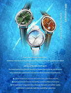 Blue Miburo The Blue Wolves of Mibu Original Anime Wristwatch Limited Edition - The Japanese Factory