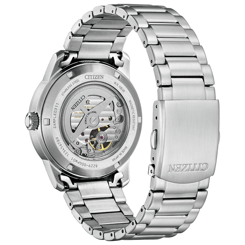 Citizen Mechanical Watch Collection Open Heart Men's Wristwatch
