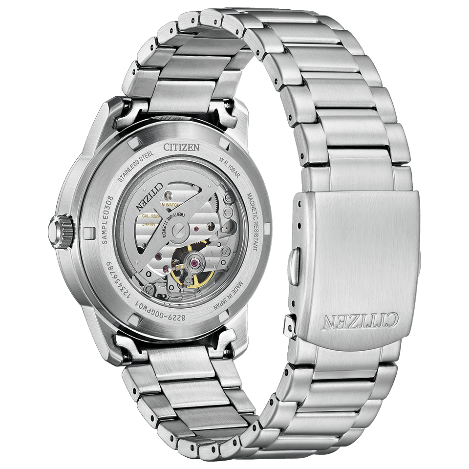 Citizen Mechanical Watch Collection Open Heart Men's Wristwatch