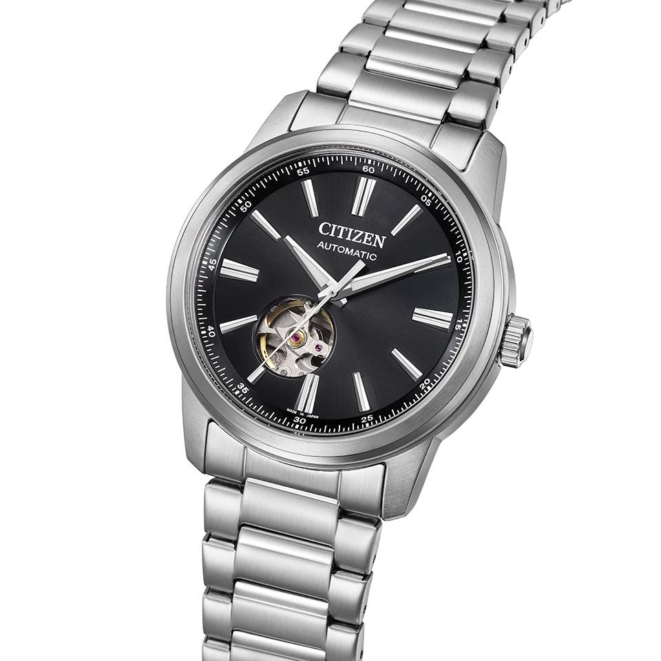 Citizen Mechanical Watch Collection Open Heart Men's Wristwatch