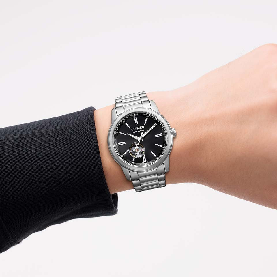 Citizen Mechanical Watch Collection Open Heart Men's Wristwatch