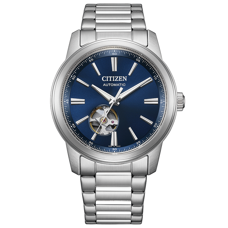 Citizen Mechanical Watch Collection Open Heart Men's Wristwatch