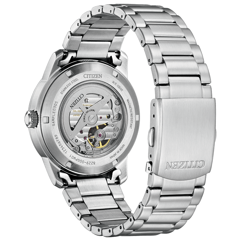 Citizen Mechanical Watch Collection Open Heart Men's Wristwatch