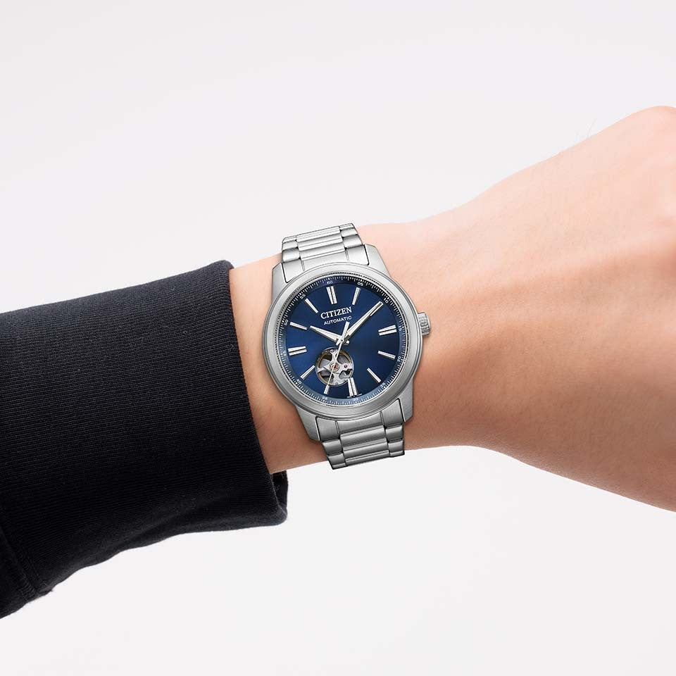Citizen Mechanical Watch Collection Open Heart Men's Wristwatch