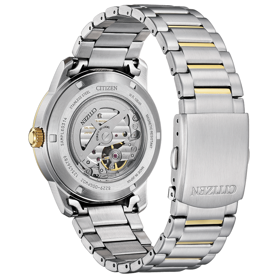 Citizen Mechanical Watch Collection Open Heart Men's Wristwatch