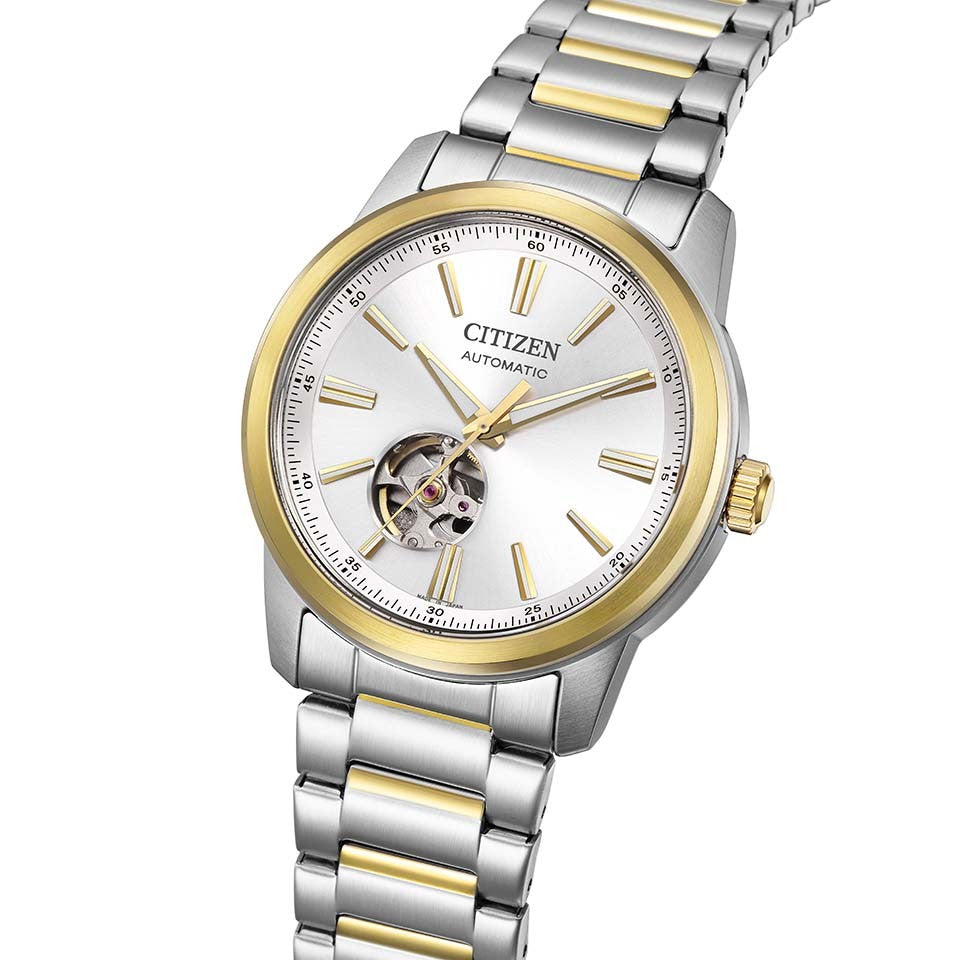 Citizen Mechanical Watch Collection Open Heart Men's Wristwatch