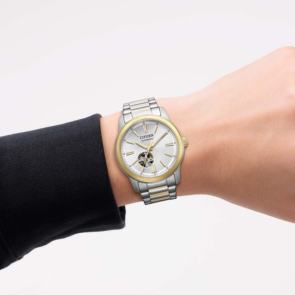 Citizen Mechanical Watch Collection Open Heart Men's Wristwatch